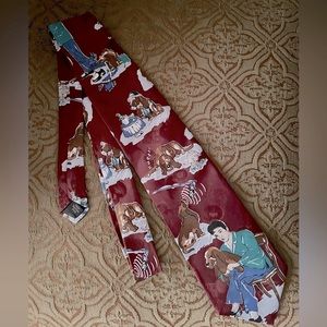 The Elvis Presley Collection Necktie Tie Hound Dog Novelty Silk vintage Superba